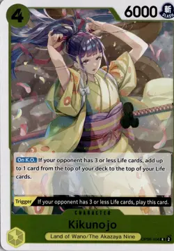 Kikunojo R Wings of the Captain OP06-104 One Piece TCG - Image 1