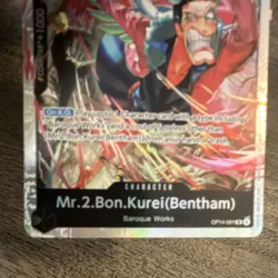 One Piece CCG Mr.2 Bon Kurei Holo Character Card OP14-091 PACK FRESH - Image 4