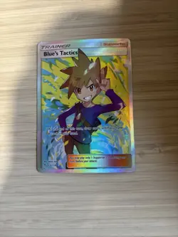 Blues Tactics (Full Art) Unified Minds Ultra Rare 231/236 Pokemon Card LP - Image 1