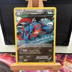 Pokemon TCG Salamence XY59 Cosmo Black Star Promo Holo Rare Card - Image 1