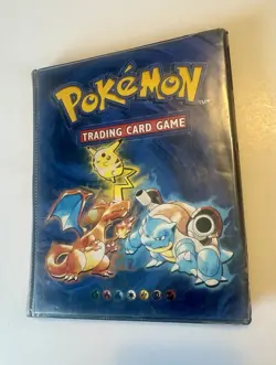 Pokemon 1999 Official Trading Card Game Nintendo Vintage Binder W/56 Cards - Image 1