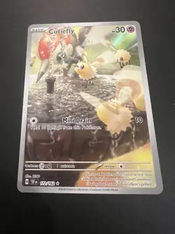 Cutiefly - 172/162 - Illustration Rare - Temporal Forces - Pokemon Card - NM/M - Image 1
