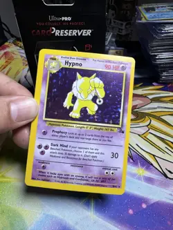 Hypno 8/62 Fossil Set Holo Rare Vintage 1999 Pokemon Card - Image 3