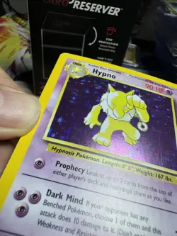 Hypno 8/62 Fossil Set Holo Rare Vintage 1999 Pokemon Card - Image 5