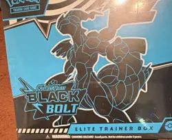 Pokemon TCG Scarlet & Violet Black Bolt Elite Trainer Box Zekrom 45 Cards 2024 - Image 1