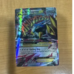 Pokemon TCG M Metagross EX XY35 XY Holo Promo English Mega Pokemon Card 220HP - Image 1