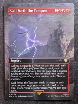 Call Forth the Tempest - Borderless - LOTR Tales of Middle Earth (MTG) - Image 1