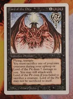 *NM* Lord of the Pit Revised Edition MTG - Image 1