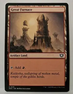 MTG Great Furnace x1 Commander: Edge of Eternities Regular NM/PFresh! - Image 1