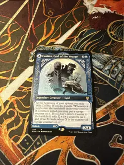 Cosima, God of the Voyage/ The Omenkeel Showcase-Kaldheim- MTG- Near Mint - Image 1