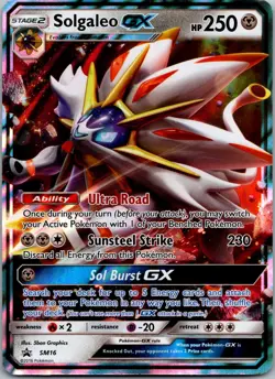 Solgaleo GX SM16 - SM Promos Pokemon TCG LP Holofoil - Image 1