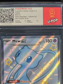 Pokemon Mew ex #216 - Paldea Fates 2024 - UPOP 9 Mint - Image 3