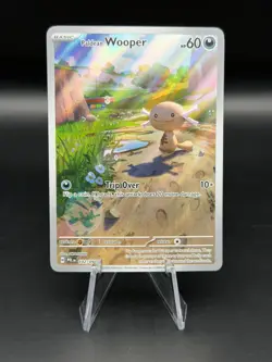 Pokemon 2025 Phantasmal Flames Paldean Wooper Illustration Rare #102/094 - NM - Image 1