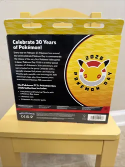 Pokemon TCG: Pokemon Day 2026 Collection Box - 30th Anniversary (Sealed) - Image 3
