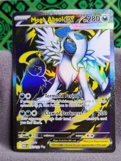 Pokemon TCG Mega Absol ex 161/132 Ultra Rare Mega Evolution Base Set NM/M - Image 1