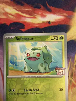 Pokemon TCG - Bulbasaur - SV: Scarlet & Violet 151 001/165 (Best Buy Exclusive) - Image 4