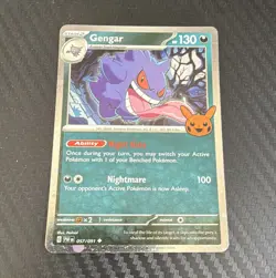 Pokemon TCG Gengar 057/091 Trick or Trade 2024 Cosmos Holo Stamped - Image 1