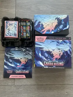 Pokemon TCG Chaos Rising Etb Opened Box With Accessories Hits +bulk - Image 1