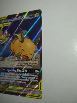 Raichu and Alolan Raichu GX Tag Team Alternative Art Card 221/236 - Read Desc. - Image 3