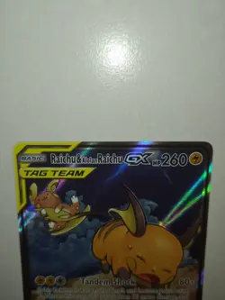 Raichu and Alolan Raichu GX Tag Team Alternative Art Card 221/236 - Read Desc. - Image 5