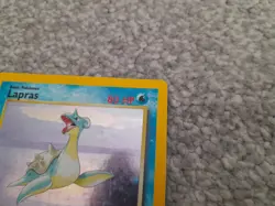 Pokemon TCG Trading Card Game Fossil Lapras Holo 10/62 - Image 3