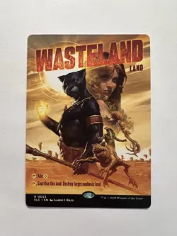 Wasteland - BORDERLESS - MTG Secret Lair Countdown - NM - Image 1