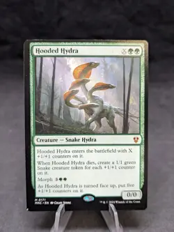 Hooded Hydra | MTG Magic Karlov Manor Commander | Miscut | NM - Image 1
