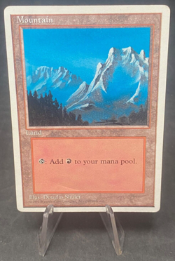 Mountain - MTG Magic the Gathering - Alt 4th Alternate Fourth - HP - Image 1