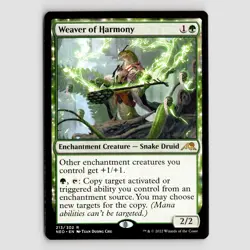 Weaver of Harmony - NEO #213 Rare - NM / Mint Kamigawa: Neon Dynasty Single - Image 1