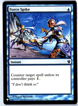 MAGIC TG: Duel Decks: Izzet vs. Golgari #14 Force Spike- Common.M2A - Image 1