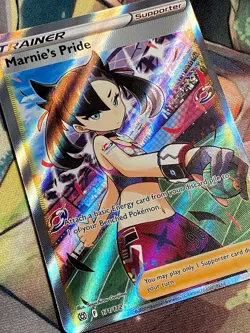 Marnie’s Pride 171/172 Brilliant Stars Full Art Trainer NM+ Pokemon TCG - Image 3
