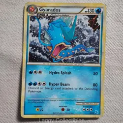 Pokemon HGSS Trainer Kit: Gyarados & Raichu 30/30 Gyarados - Holo - DMG - Image 1
