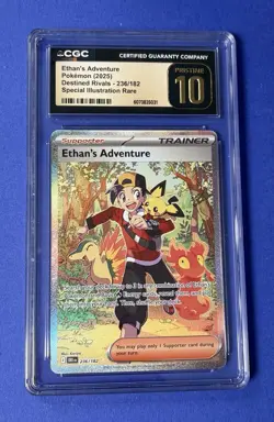 2025 Pokemon Ethan’s Adventure DRI Special Illustration Rare CGC 10 Pristine - Image 1