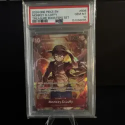 PSA 10 Monkey.D.Luffy ST10-006 One Piece Treasure Boosters Set - Image 1
