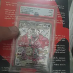 2024 POKEMON SVP EN-SV BLACK STAR PROMO PALDEAN FATES TIN CHARIZARD EX PSA 9 - Image 2