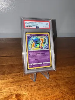 2017 POKEMON SUN & MOON SHINING LEGENDS #40 SHINING MEW-HOLO PSA 9 - Image 1