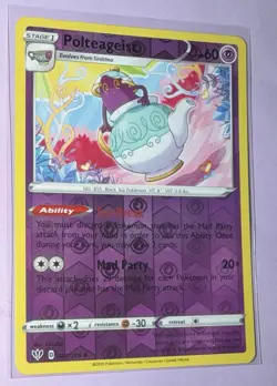 Pokemon - Polteageist - 083/189 - Reverse Holo - Darkness Ablaze - NM/M - NEW - Image 1