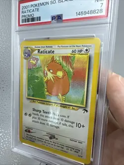 Pokemon TCG Raticate 6/18 Promo Vintage Southern Islands PSA 7 - Image 3