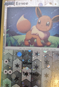 Eevee 130/185 | Pokemon TCG | MCAP | Reverse Cosmo Holo Swirl | LP - Image 4