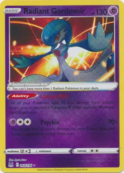 Pokemon - Radiant Gardevoir - 069/196 - SWSH Lost Origin - Holo Rare - Near Mint - Image 1