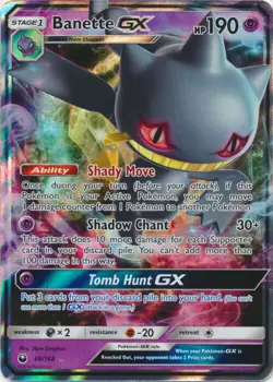 Pokemon - Banette-GX - 66/168 - SM Celestial Storm - Ultra Rare - Near Mint - Image 1