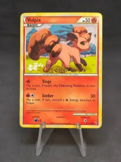 Vulpix | Pokemon TCG | Heartgold & Soulsilver | Misprint | LP | B - Image 1