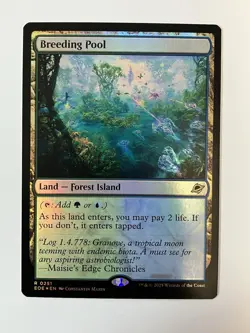 Magic the Gathering NM Foil Breeding Pool Edge of Eternities Card 251 - Image 1