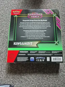 Pokemon TCG Scarlet & Violet Shrouded Fable Kingambit Illustration Collection - Image 5