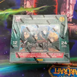 Attack on Titan Booster Box New Sealed 2018 Panini Metax Trading Card Game 613297916079 - Image 1