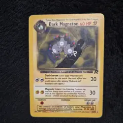 Dark Magneton - 28/82 - Pokemon Team Rocket Unlimited Rare Card WOTC MP - Image 1