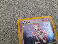 Pokemon TCG Trading Card Game Base Set Mewtwo Holo 10/102 - Image 2