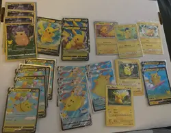 Pokemon - 27 Card Pikachu Lot - Holos, Promos, V’s, Commons (1999-2026) - Image 1