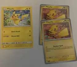 Pokemon - 27 Card Pikachu Lot - Holos, Promos, V’s, Commons (1999-2026) - Image 2
