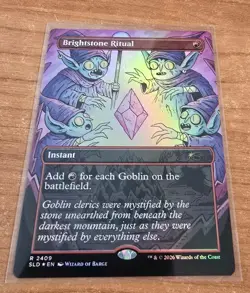 Brightstone Ritual Foil Secret Lair Goblin Storm #2409 - MTG - Image 1